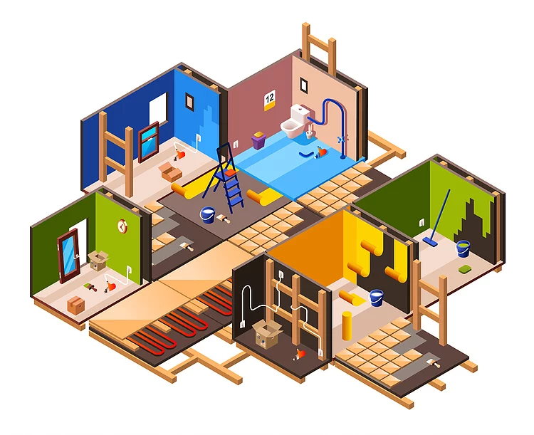 Nous intervenons sur tous les métiers du BTP.